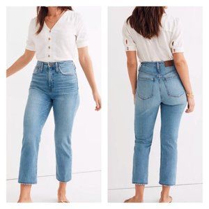 Madewell Curvy Classic Straight Jeans Sz 34 Tall